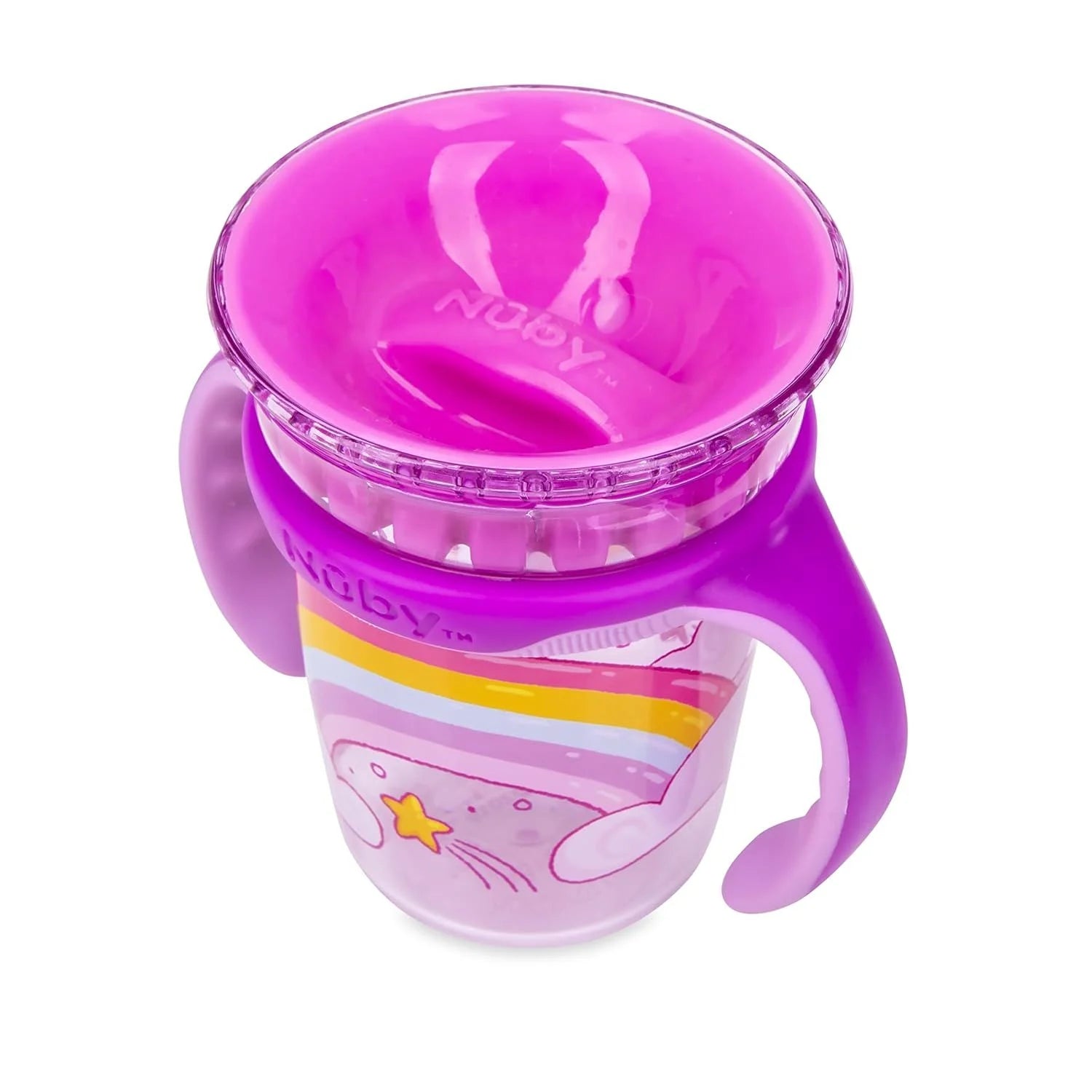 Cốc Tập Uống 360 Độ Bằng Nhựa Tritan Cao Cấp 240ml | Nuby