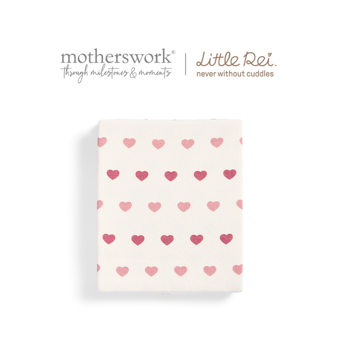 Chăn Vải Sợi Tre  Little Rei 2 Lớp 120X120Cm, Mềm Mại, Thoáng Khí Cho Bé