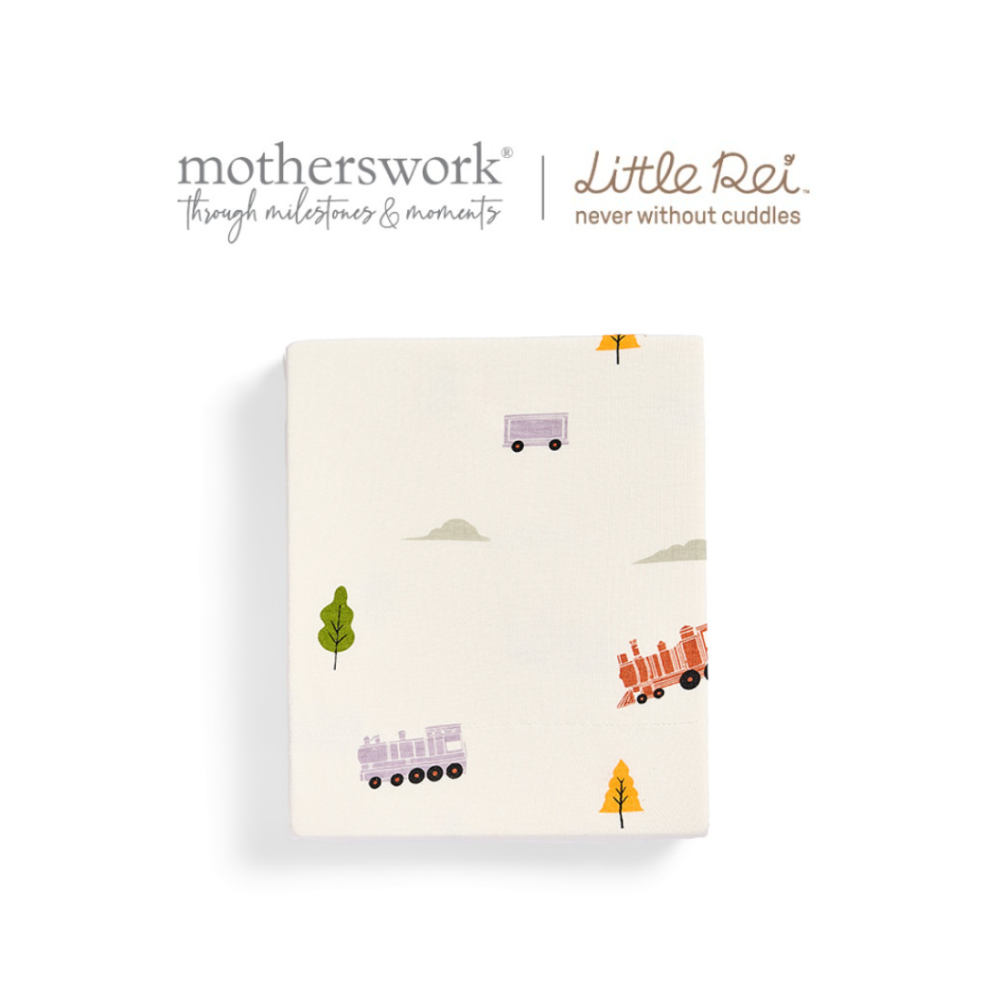 Chăn Vải Sợi Tre  Little Rei 2 Lớp 120X120Cm, Mềm Mại, Thoáng Khí Cho Bé