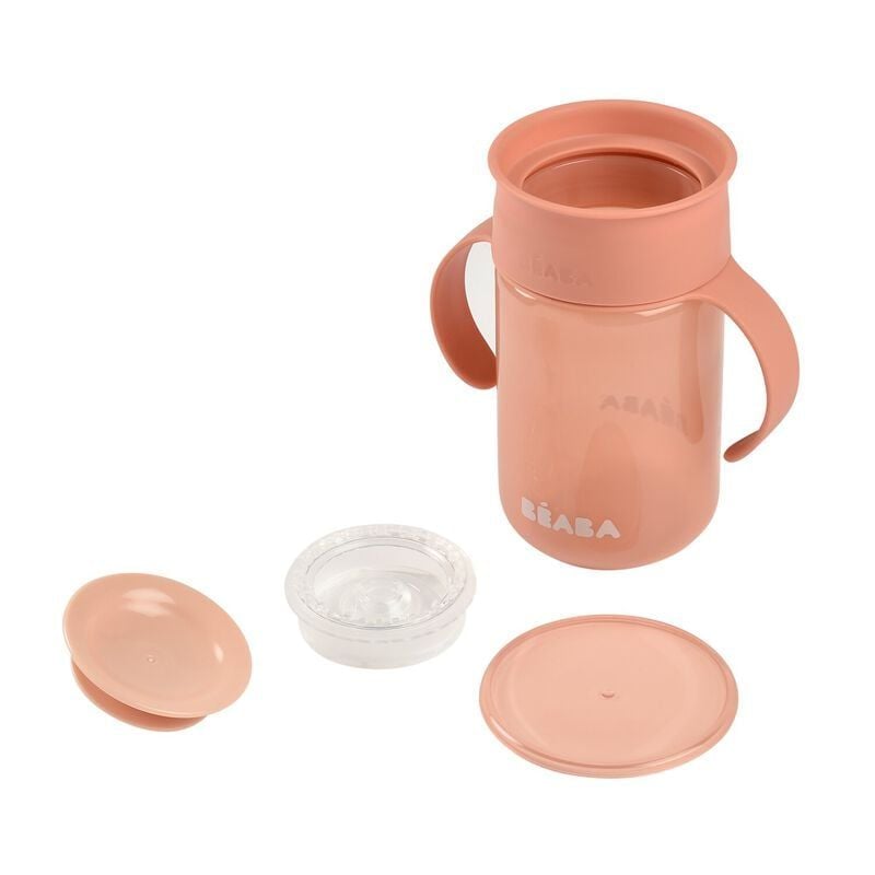 Cốc Tập Uống 360 Độ Chống Tràn BÉABA 340ml Cho Bé Từ 12 Tháng