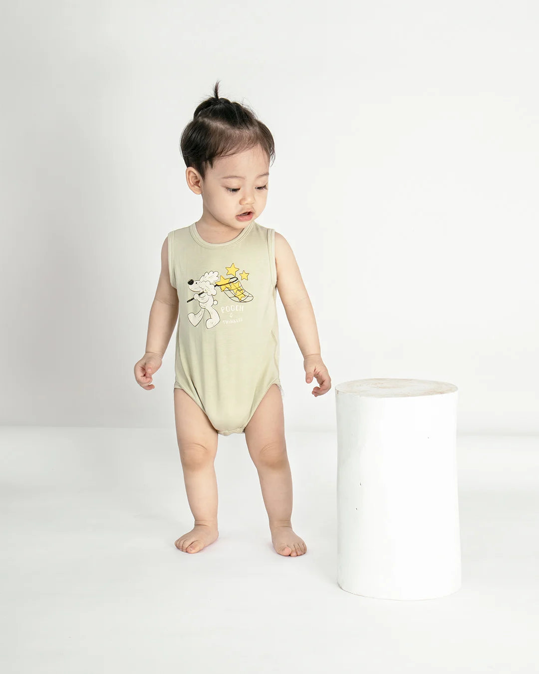 Áo Body Ba Lỗ Hoạ Tiết Pooch And Twinkles Cho Bé | NINUNAPZ