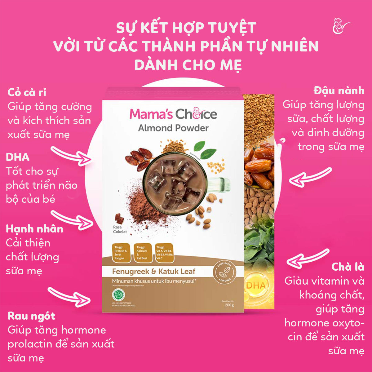 Ngũ cốc lợi sữa Mama’s Choice