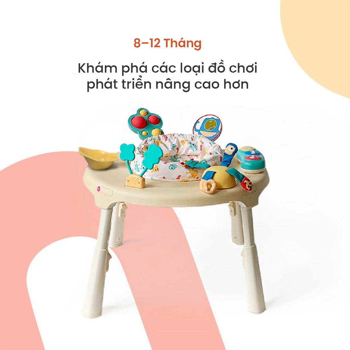 Oribel Portaplay Play Table Set with 2 Chairs - Monsterland Adventure