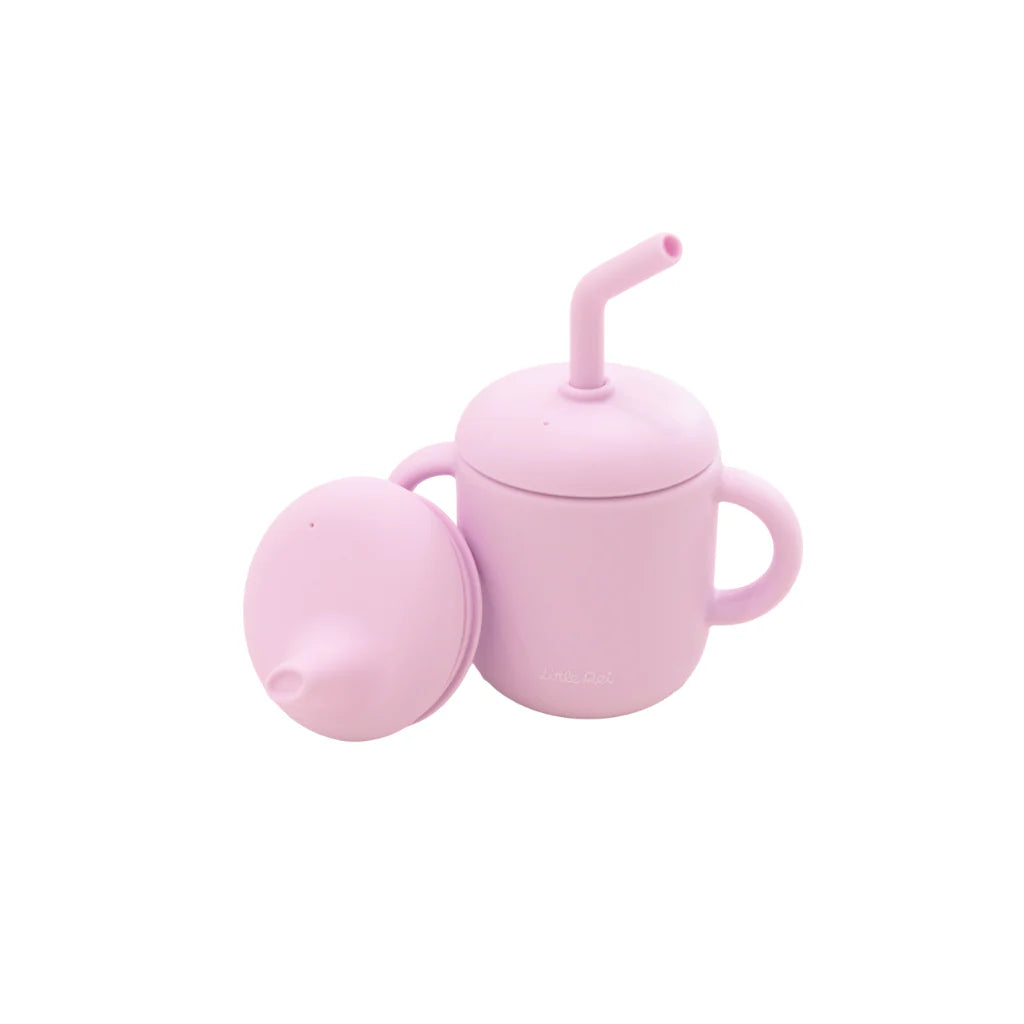 Cốc Đa Dụng Silicone Cao Cấp LITTLE REI Cho Bé, An Toàn, Tiện Lợi