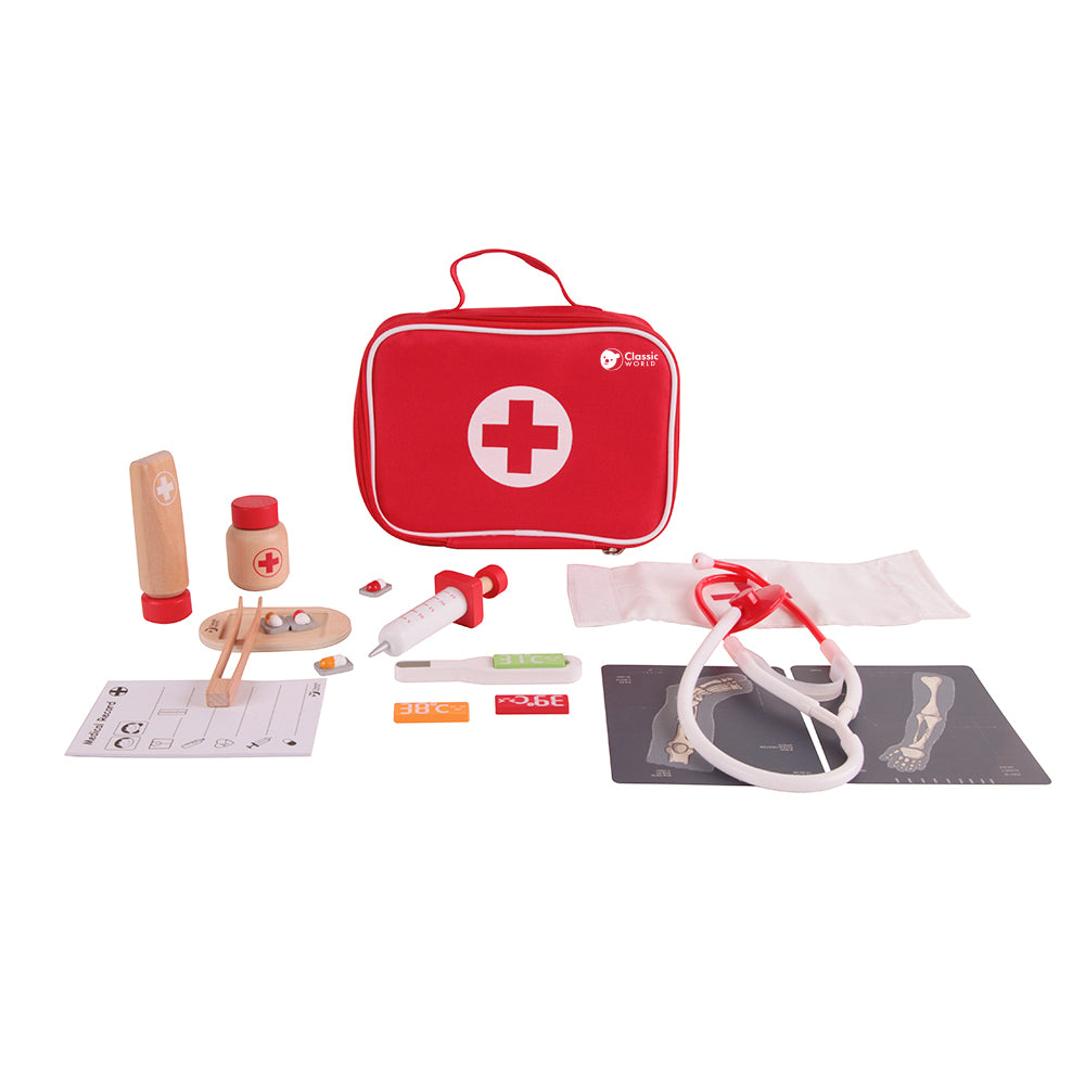 Bộ Đồ Chơi Bác Sĩ Bằng Gỗ Doctor Case | Classic World