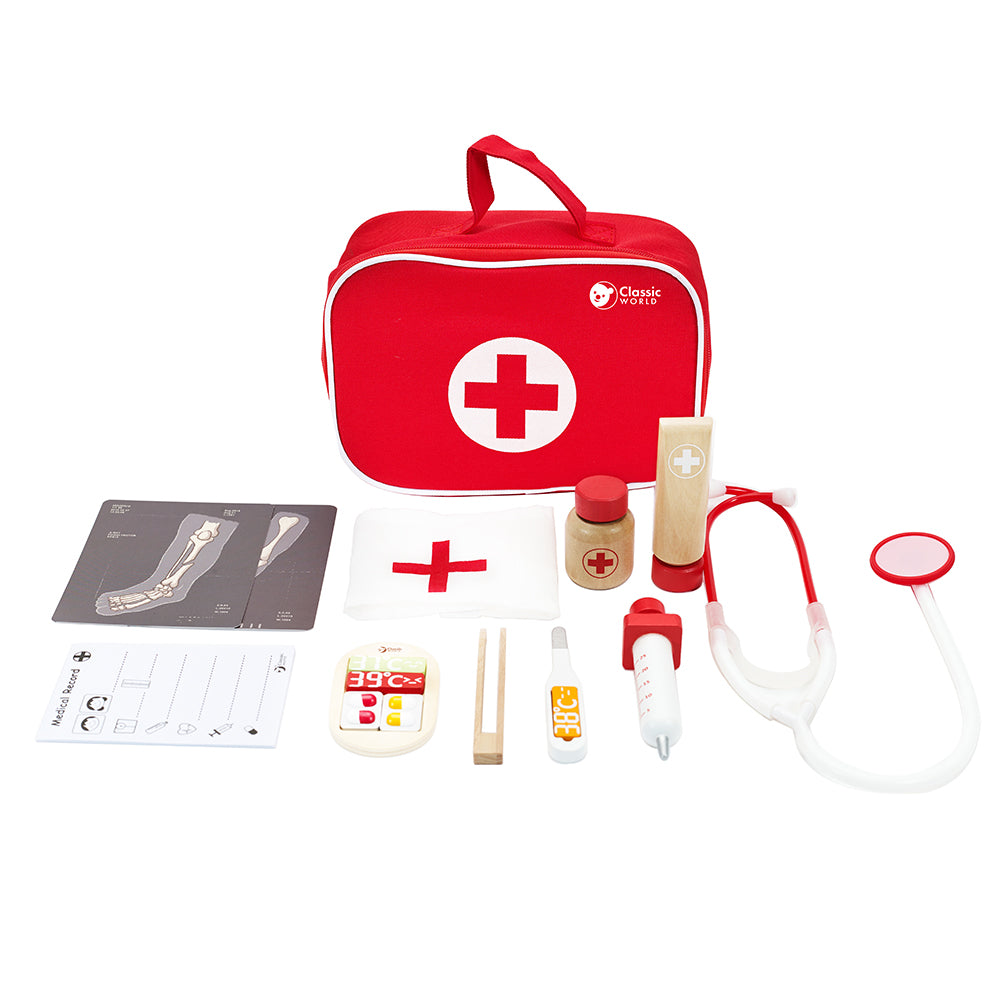 Bộ Đồ Chơi Bác Sĩ Bằng Gỗ Doctor Case | Classic World