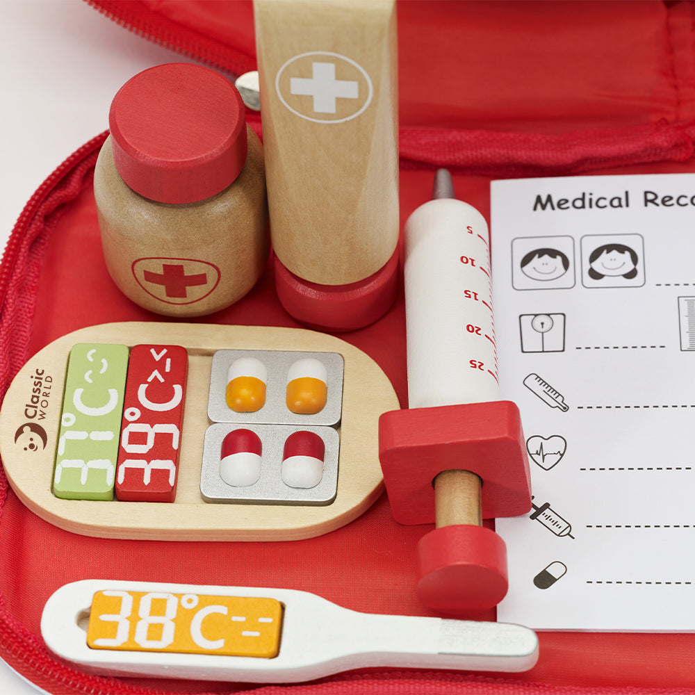 Bộ Đồ Chơi Bác Sĩ Bằng Gỗ Doctor Case | Classic World