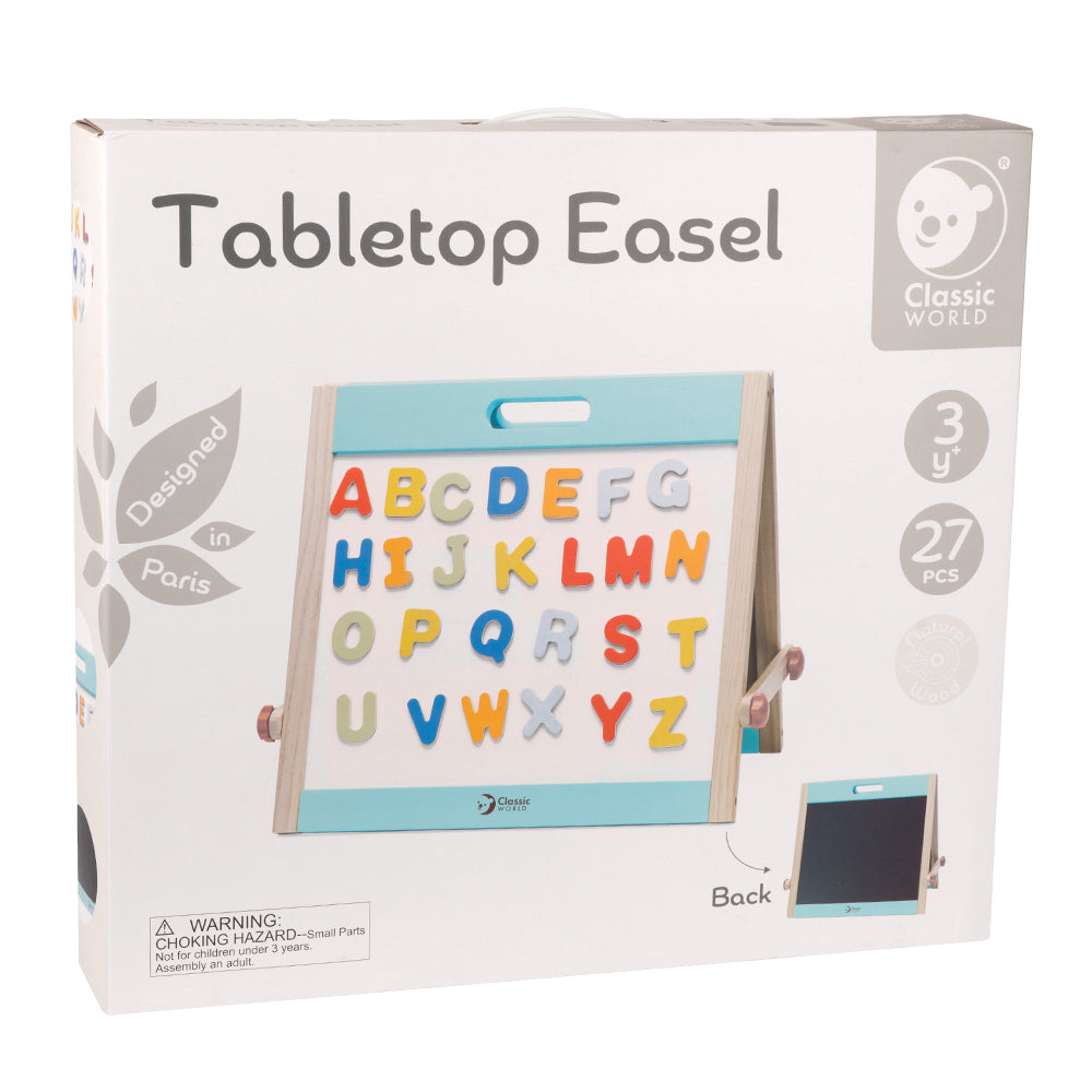 Bảng Vẽ Gỗ Hai Mặt Đặt Bàn Tabletop Easel | Classic World