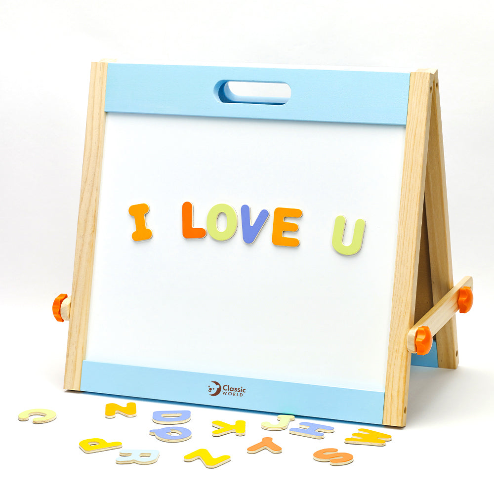 Bảng Vẽ Gỗ Hai Mặt Đặt Bàn Tabletop Easel | Classic World