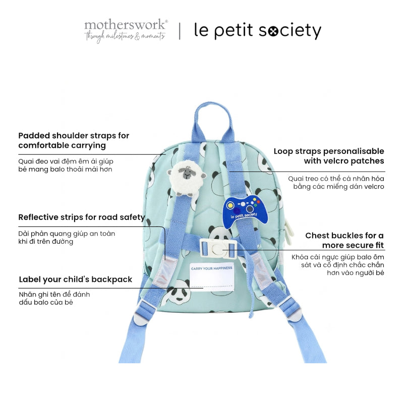 Balo Đi học Le Petit Society Kids Mini Explorer Backpack - Cho Bé Từ 2ys