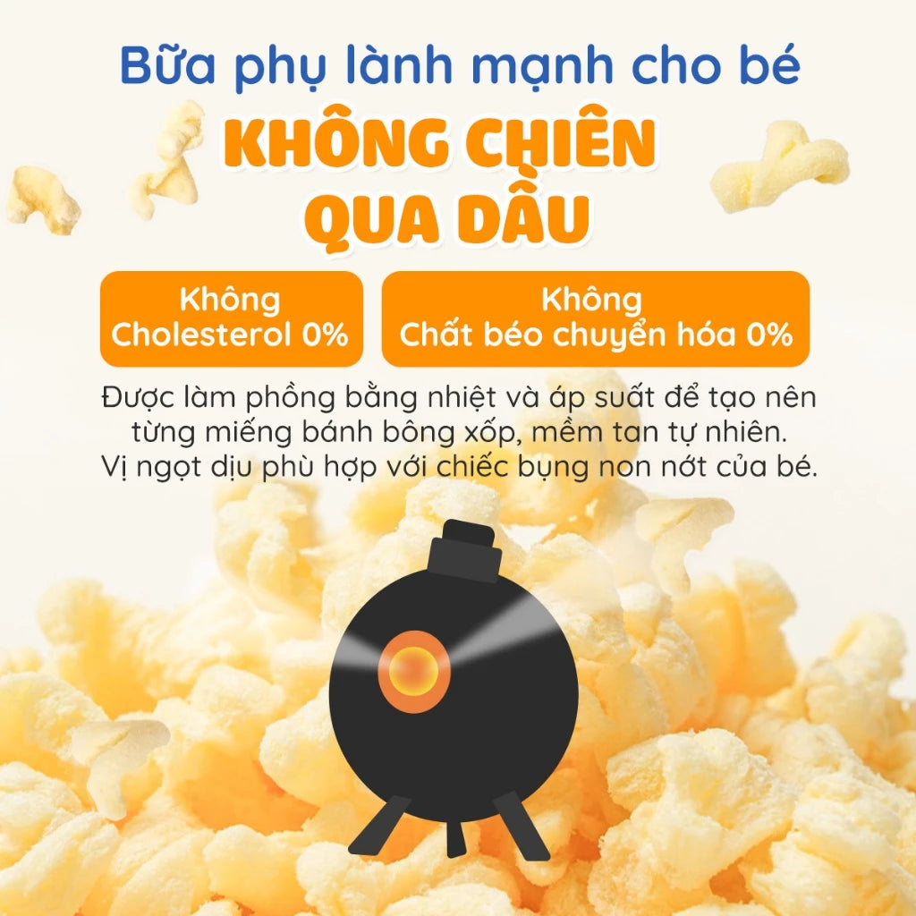 Bánh Sữa Chua Sấy Khô Vị Chuối Lusol Banana Yogurt Pop 25g (Cho Bé Từ 12 Tháng)