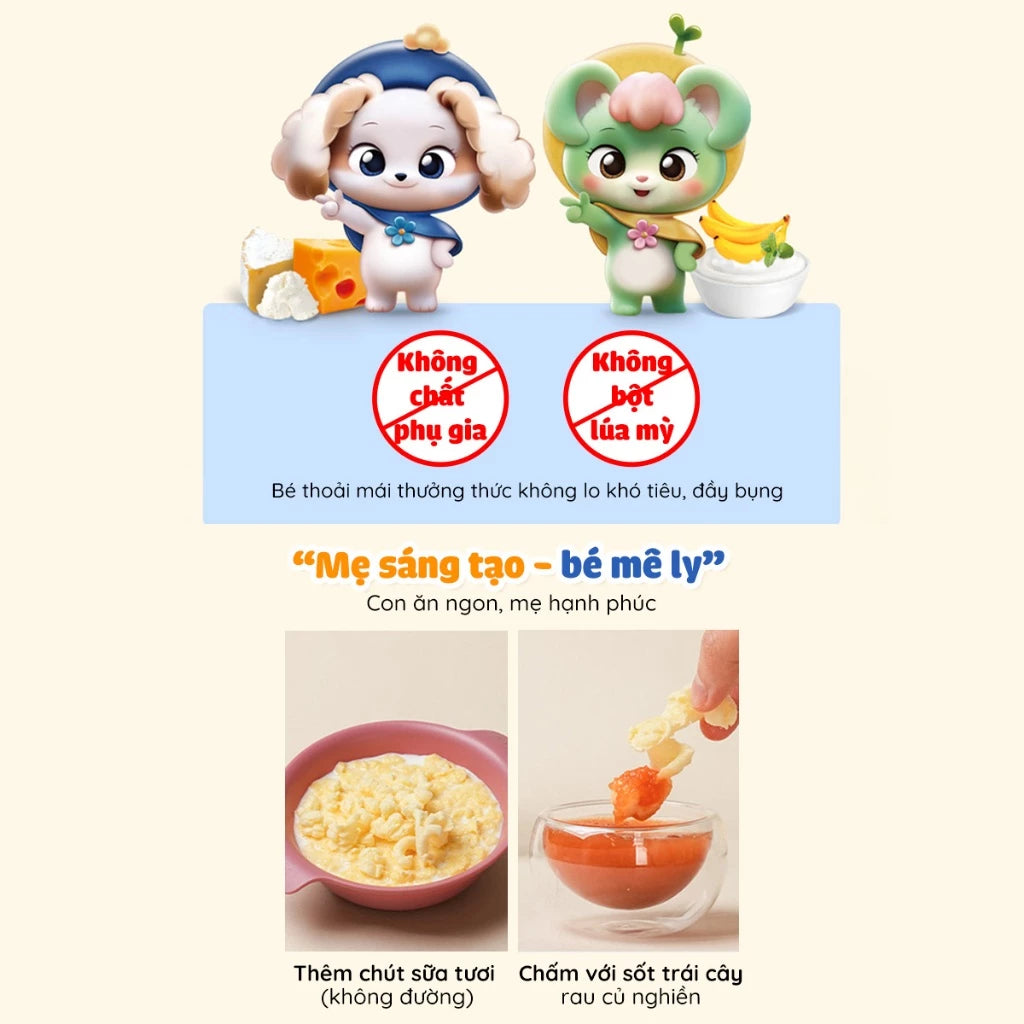 Bánh Sữa Chua Sấy Khô Vị Chuối Lusol Banana Yogurt Pop 25g (Cho Bé Từ 12 Tháng)