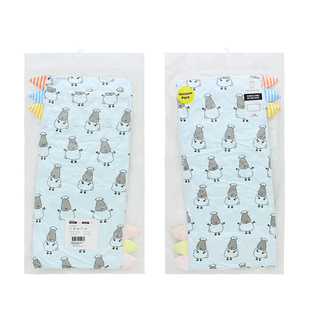 Gối Ôm Vải Sợi Tre Bed-Time Buddy Size Jumbo (size 23x53cm)| Baa Baa Sheepz