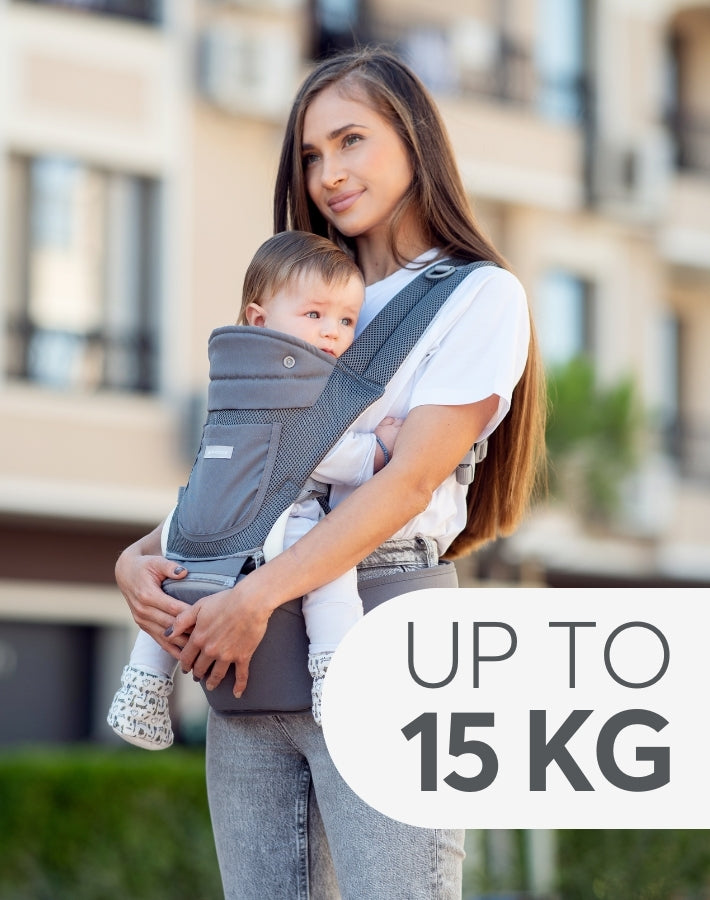 Địu Trẻ Em 3 Trong 1 Chloe Mesh - Vải Lưới Thoáng Khí Cao Cấp | Kikkaboo