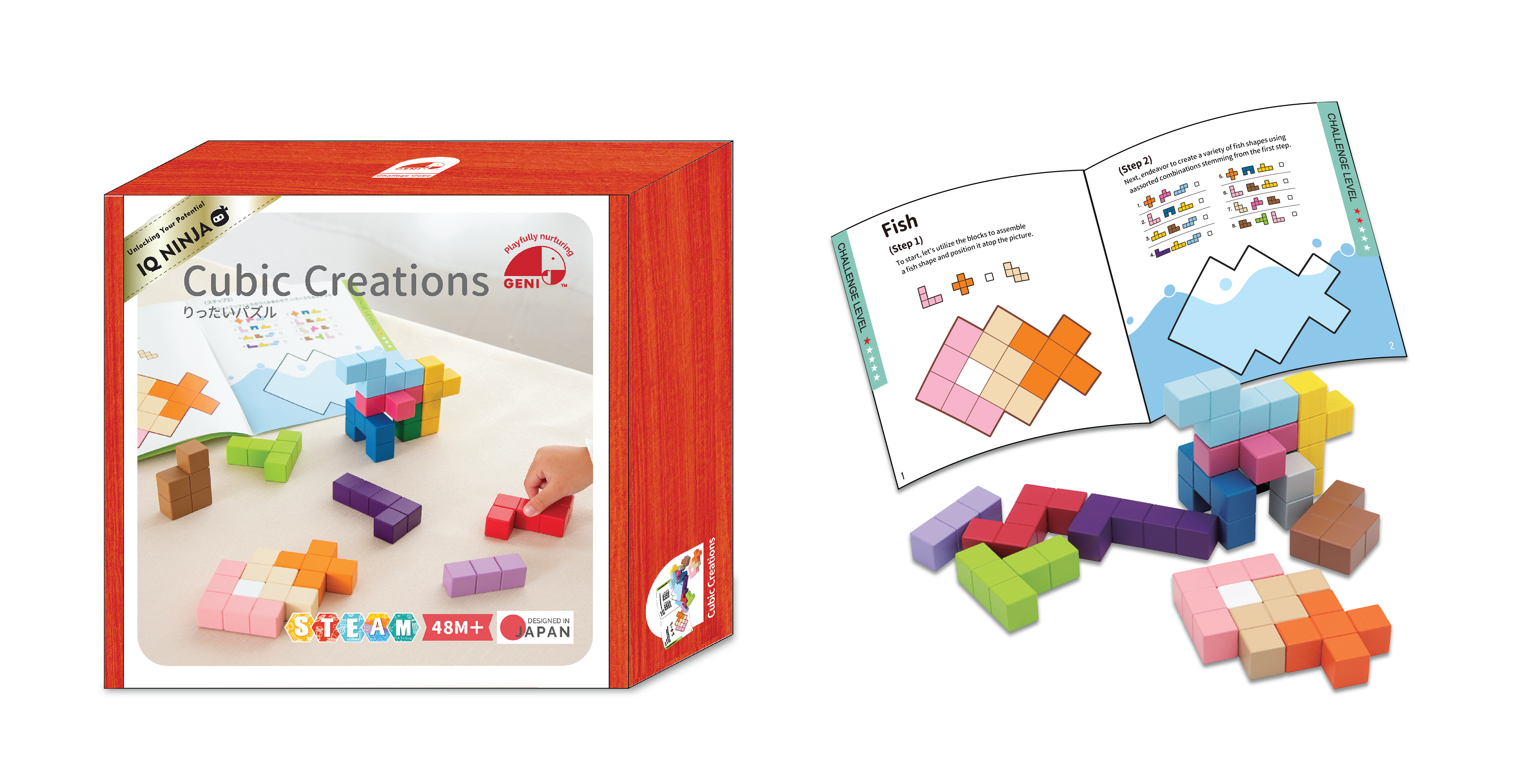 Đồ Chơi Xếp Hình IQ Cubic Creation | GENI