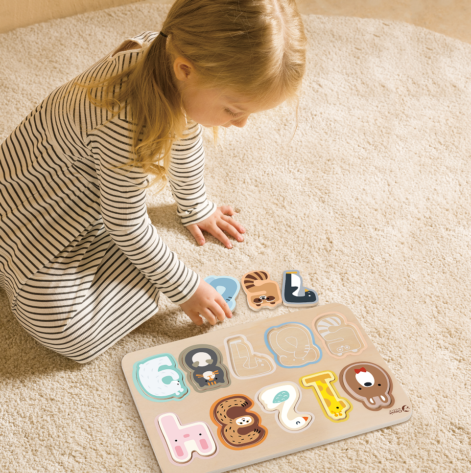 Đồ Chơi Giáo Dục Bảng Ghép Số Bằng Gỗ Cho Bé Number Puzzle | Classic World