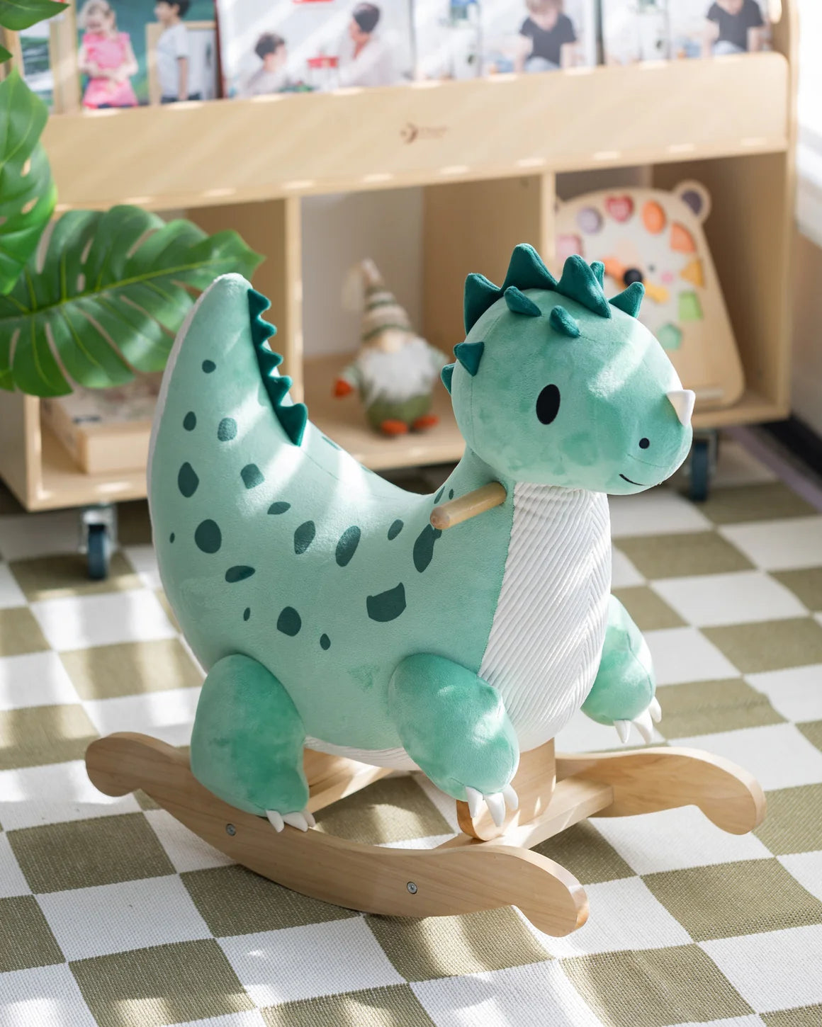 Đồ Chơi Khủng Long Bập Bênh Gỗ Cao Cấp Dinosaur Rocker | Classic World