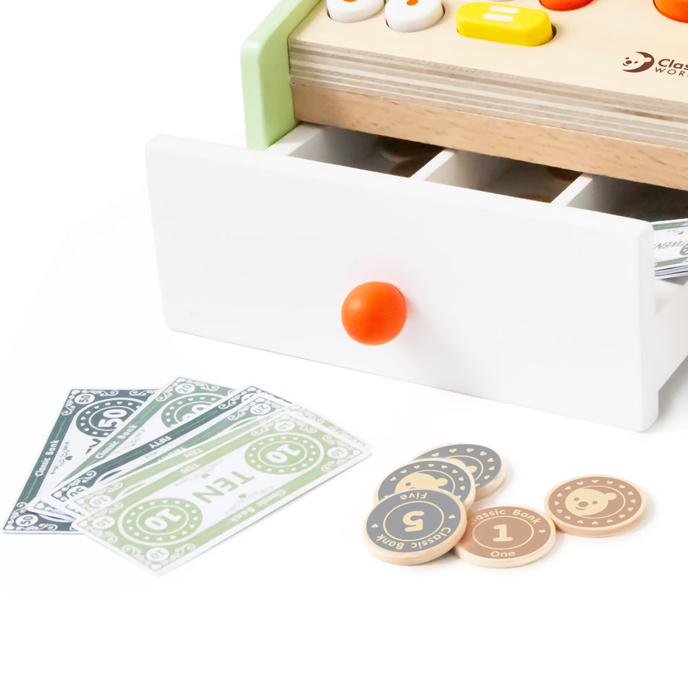 Đồ Chơi Máy Tính Tiền Siêu Thị Bằng Gỗ Cash Register | Classic World
