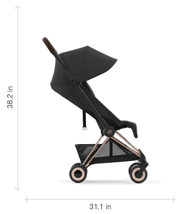 Xe đẩy gấp gọn Cybex Platinum Coya cho bé từ sơ sinh, gấp gọn 1 tay