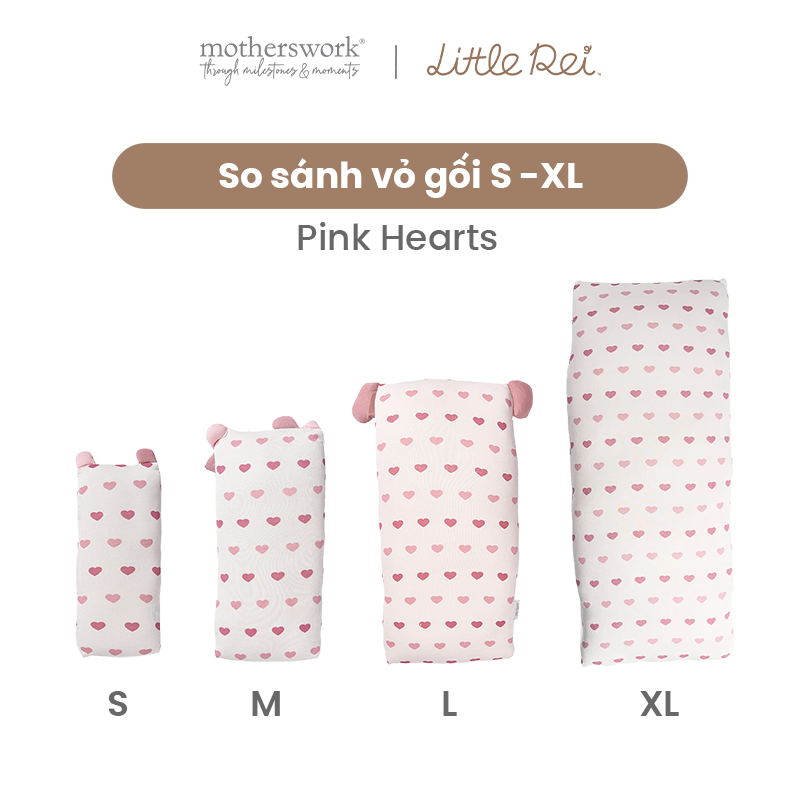 Gối Ôm Vải Sợi Tre  Little Rei, Nhiều Size Mềm Mại Cho Bé
