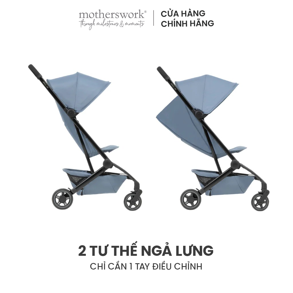 Xe đẩy du lịch siêu gọn nhẹ Joolz Dot gấp gọn 1 tay, đẩy êm,  mái che UPF 50+, cho bé từ 4 tháng