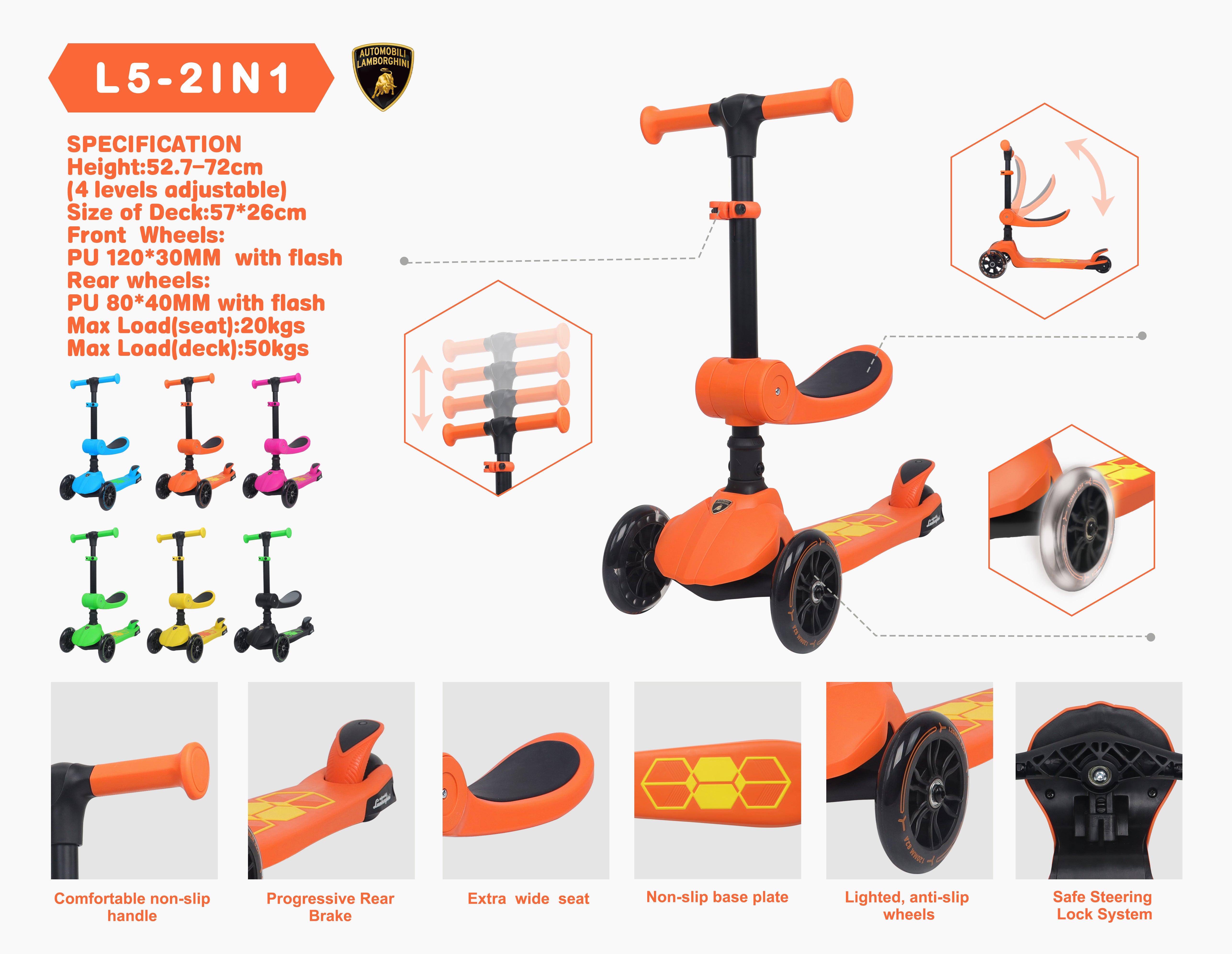 Xe Trượt Scooter L5 2 Trong 1 Kick n Roll