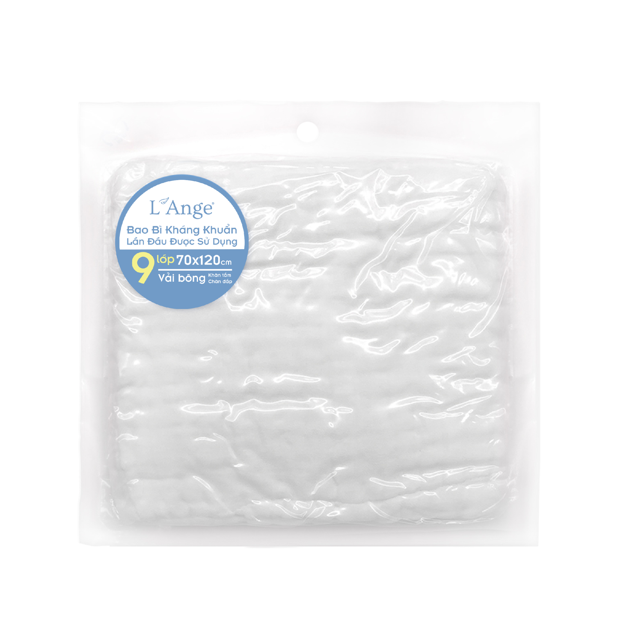 L'ANGE Premium 9-Layer Cotton Bath Towel Soft Absorbent 70x120cm