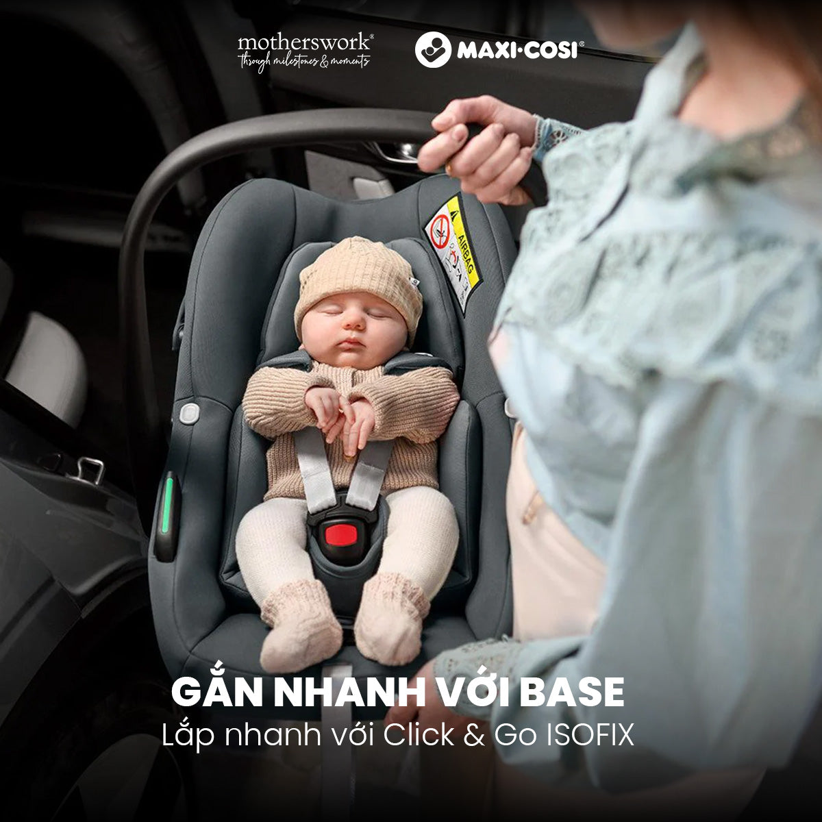 Ghế Ô Tô Trẻ Em Maxi-Cosi Pebble S Cao Cấp An Toàn & Tiện Lợi Từ Sơ Sinh - 2 Màu