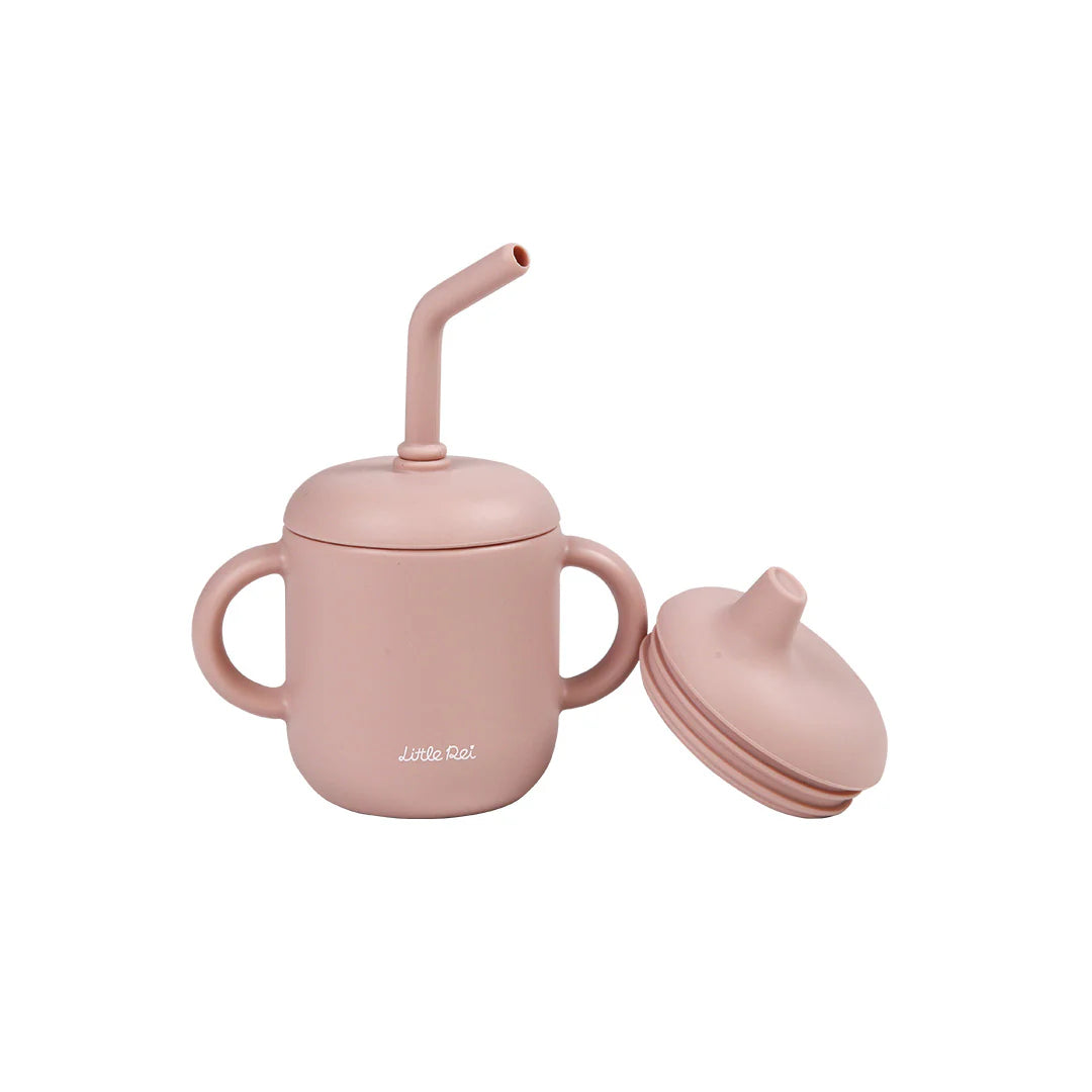 Cốc Đa Dụng Silicone Cao Cấp LITTLE REI Cho Bé, An Toàn, Tiện Lợi