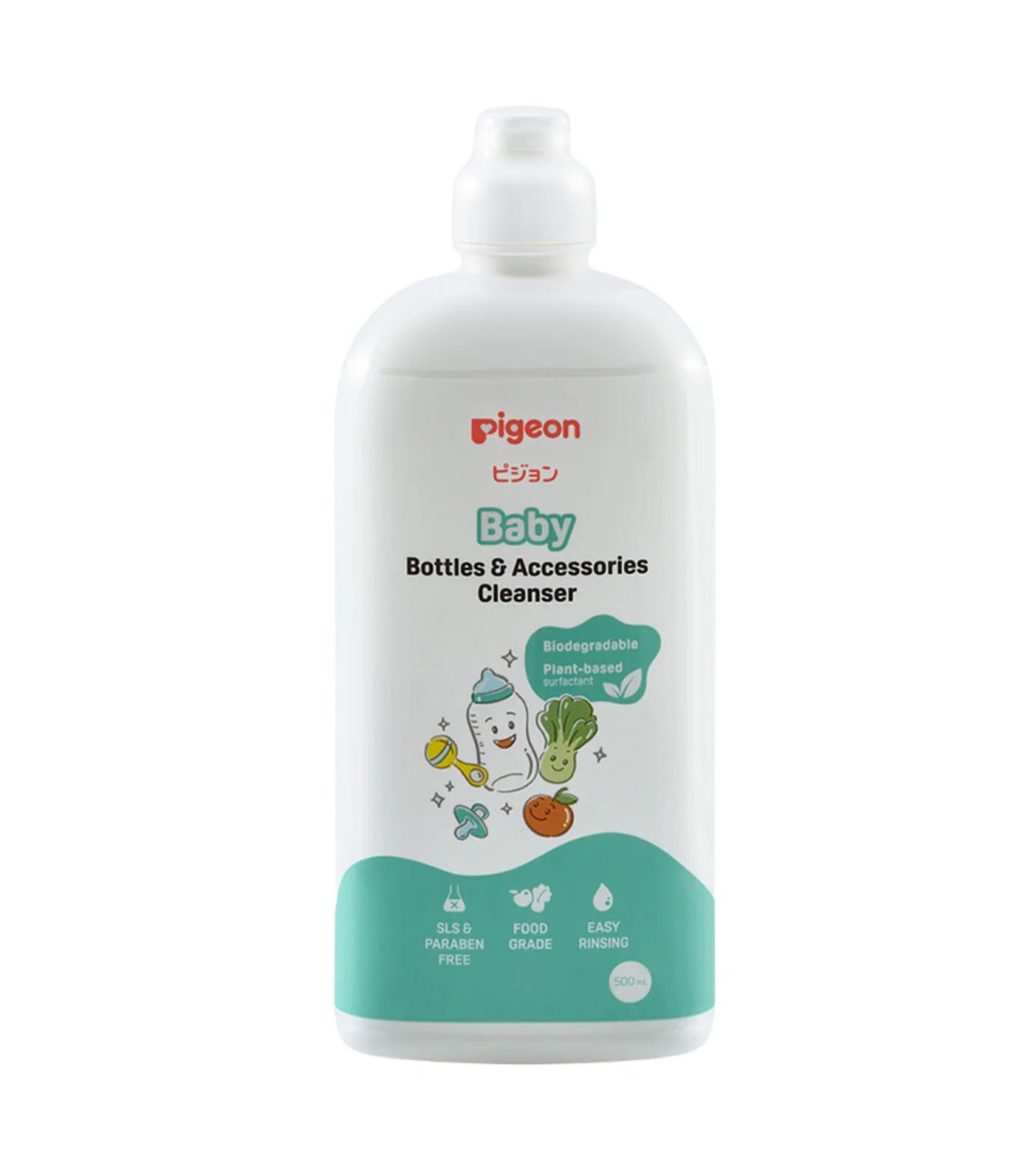 Nước Rửa Bình Sữa Và Phụ Kiện Pigeon Liquid Cleanser Bottle/Refill