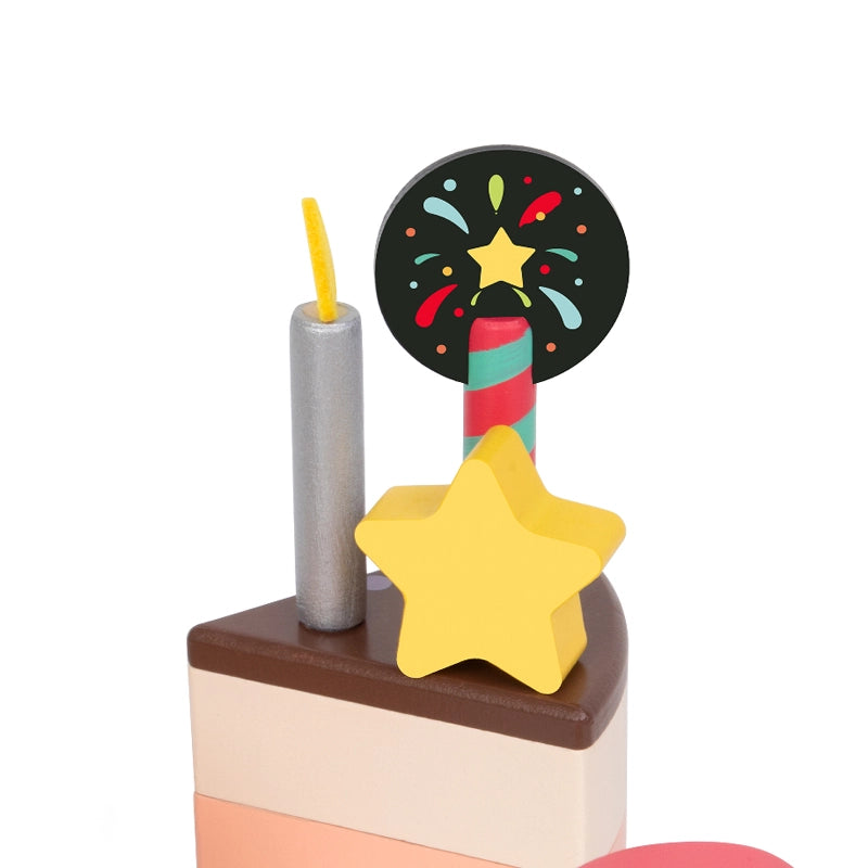 Bộ Đồ Chơi Gỗ Cắt Bánh Kem Sô-Cô-La Chocolate Cake | Classic World