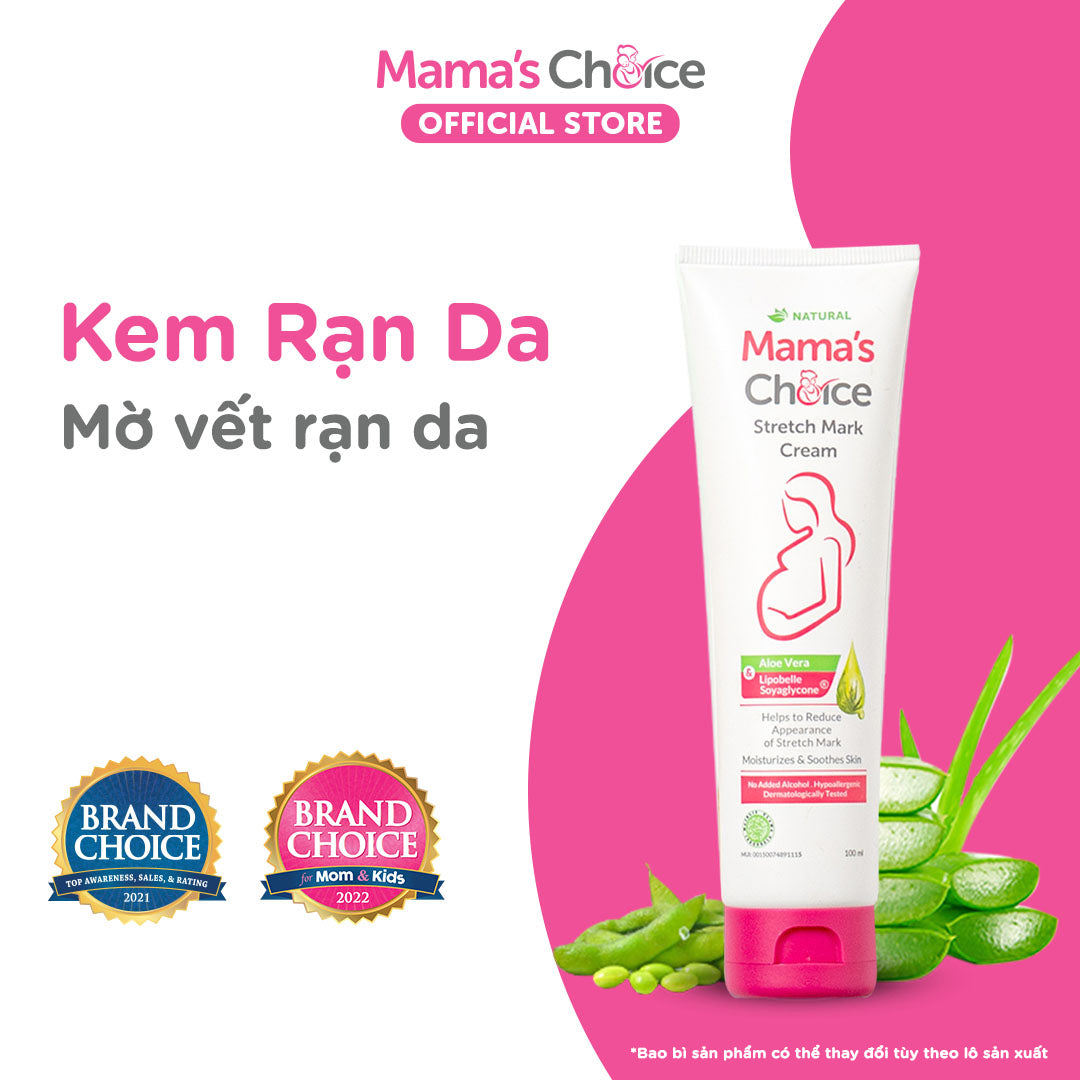 Mama's Choice Stretch Mark Cream - Safe for Pregnant &amp; Postpartum Mothers 100ml