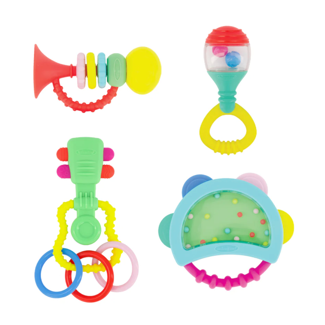 Bộ Đồ Chơi Gặm Nướu và Nhạc Cụ Đầu Tiên INFANTINO (INF Baby's 1st)