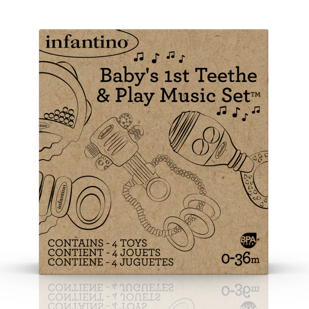 Bộ Đồ Chơi Gặm Nướu và Nhạc Cụ Đầu Tiên INFANTINO (INF Baby's 1st)