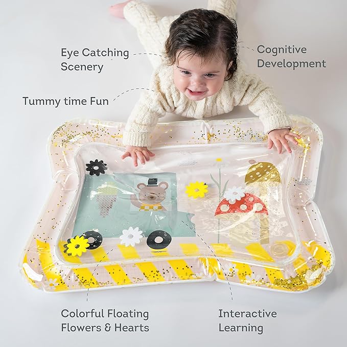 Thảm Chơi Nước TAF TOYS Ice Cream Bear – Kích Thích Giác Quan & Vận Động Cho Bé Sơ Sinh