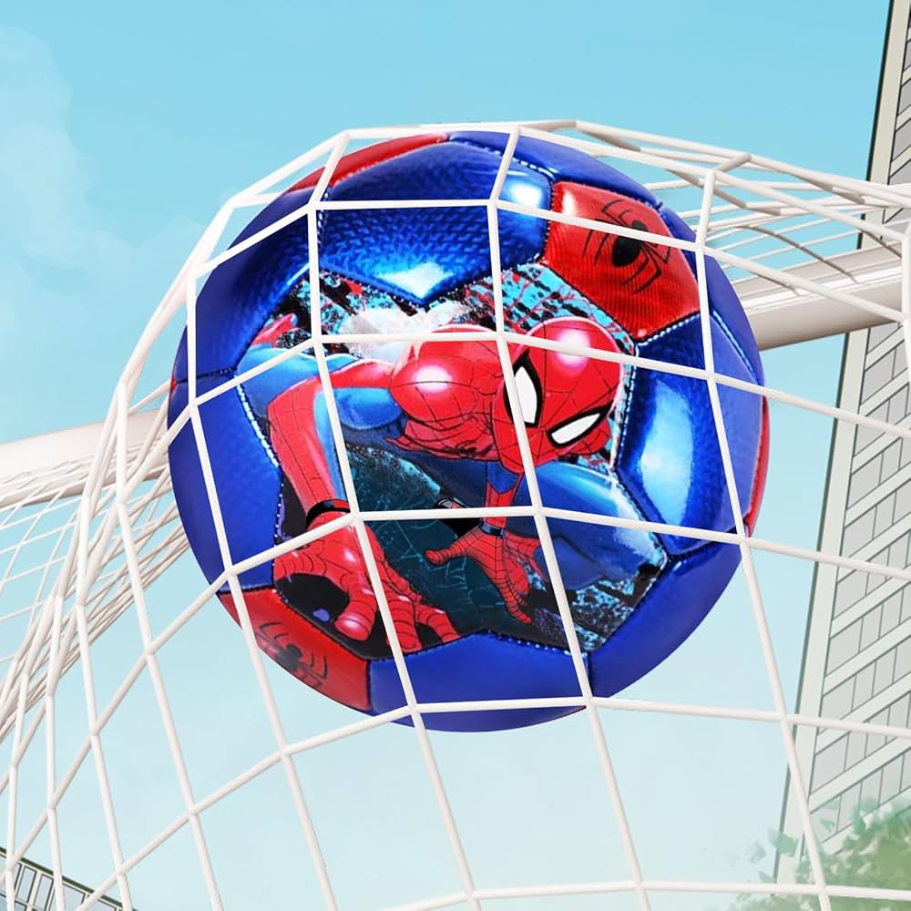 Bóng Đá Khâu Bằng Máy Size 2 Hiệu Spiderman Mesuca VAB21274-S