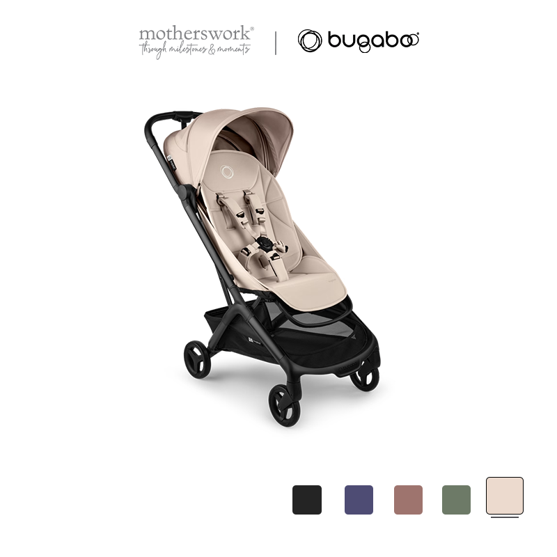Bugaboo Butterfly 2 stroller for babies from birth to 4 years old - folds with one hand in 1 second