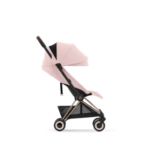 Cybex Platinum Coya Compact Stroller for newborns, one-hand fold, Coya Beige/Heritage Black