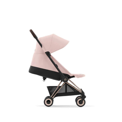 Cybex Platinum Coya Compact Stroller for newborns, one-hand fold, Coya Beige/Heritage Black