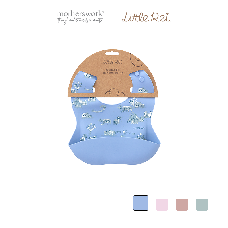 LITTLE REI Premium Silicone Bib for Babies - Home Garden Design