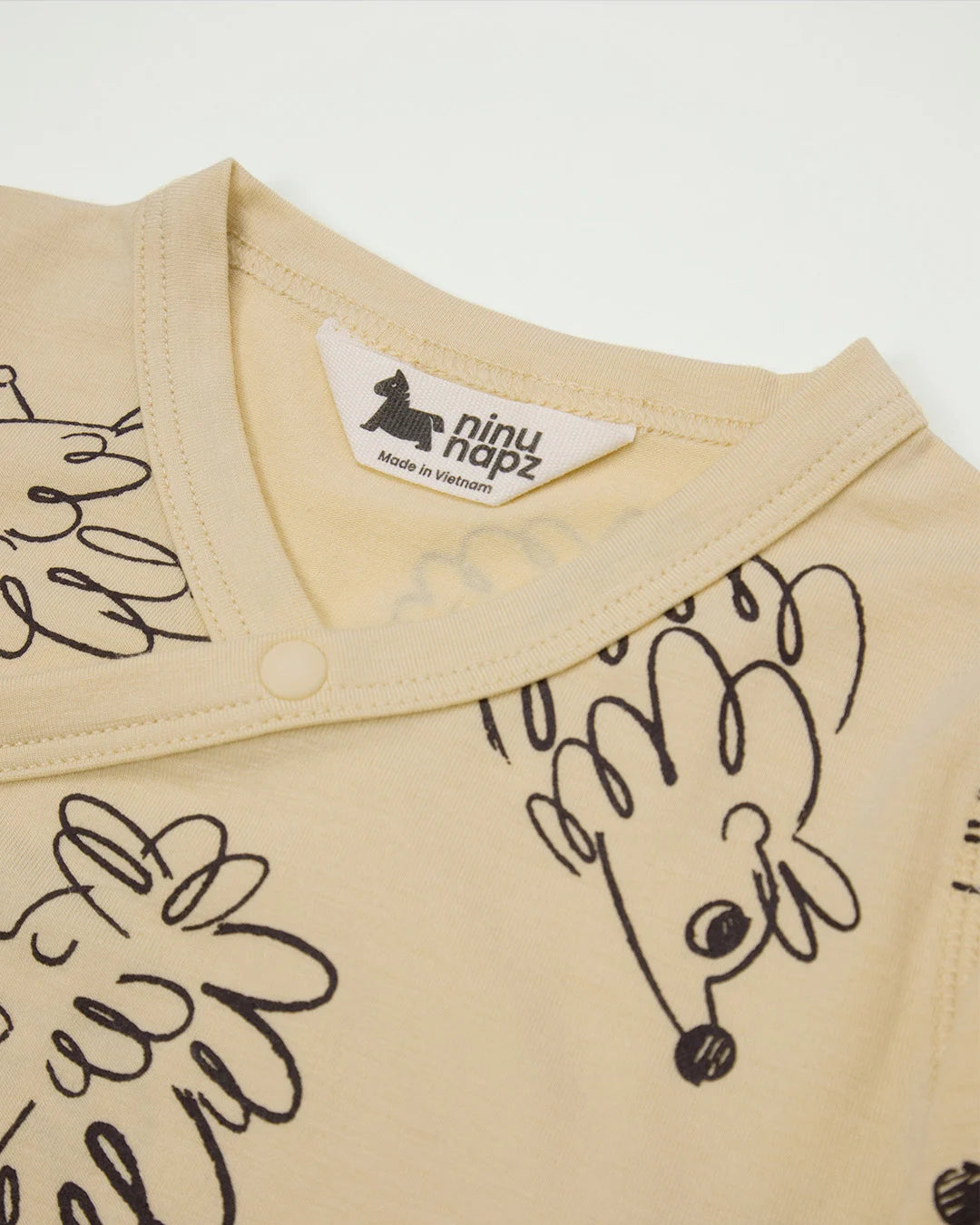 Quần Áo Cho Bé Hedgehog All Over Wrap Body (NB) | NINUNAPZ