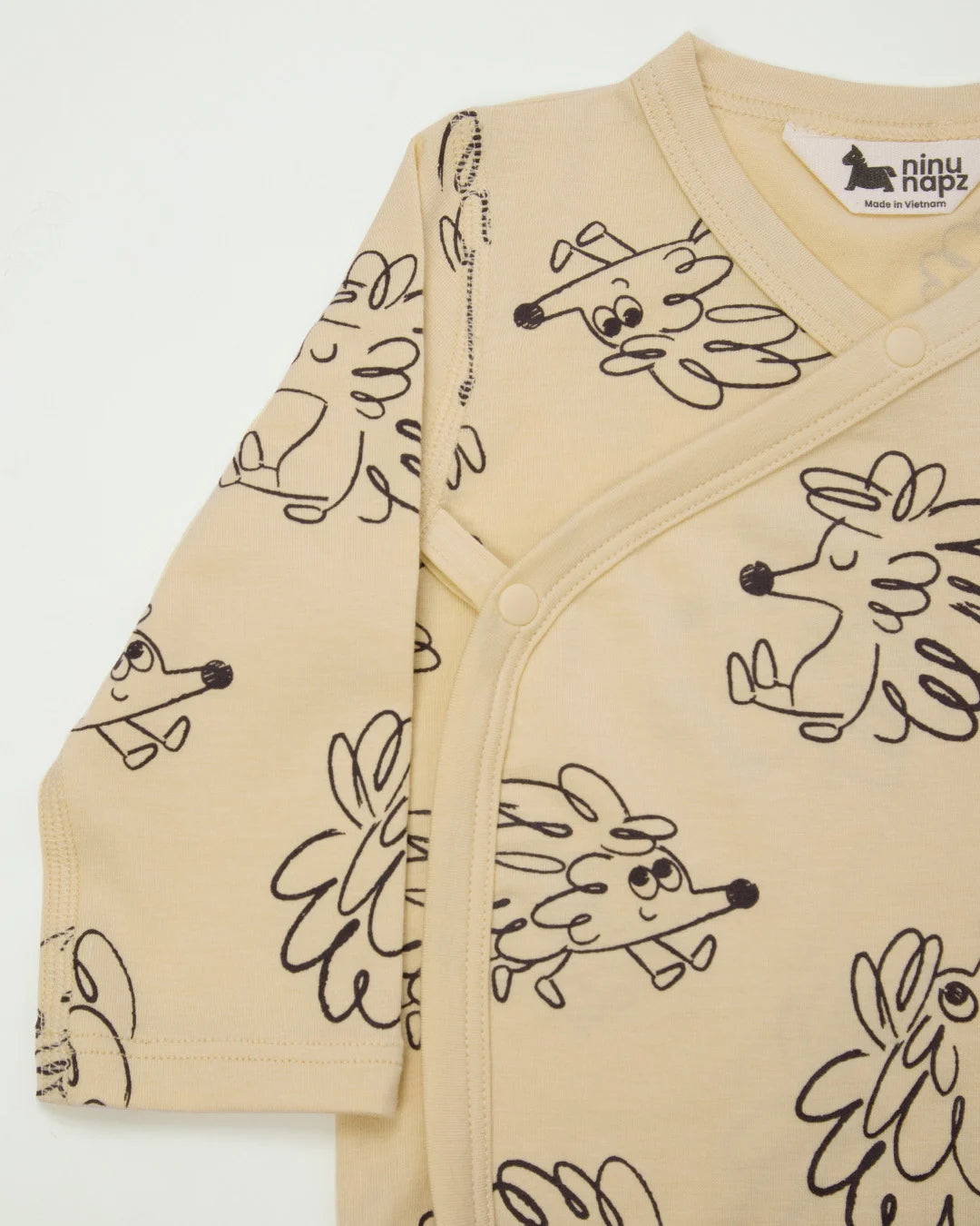 Quần Áo Cho Bé Hedgehog All Over Wrap Body (NB) | NINUNAPZ