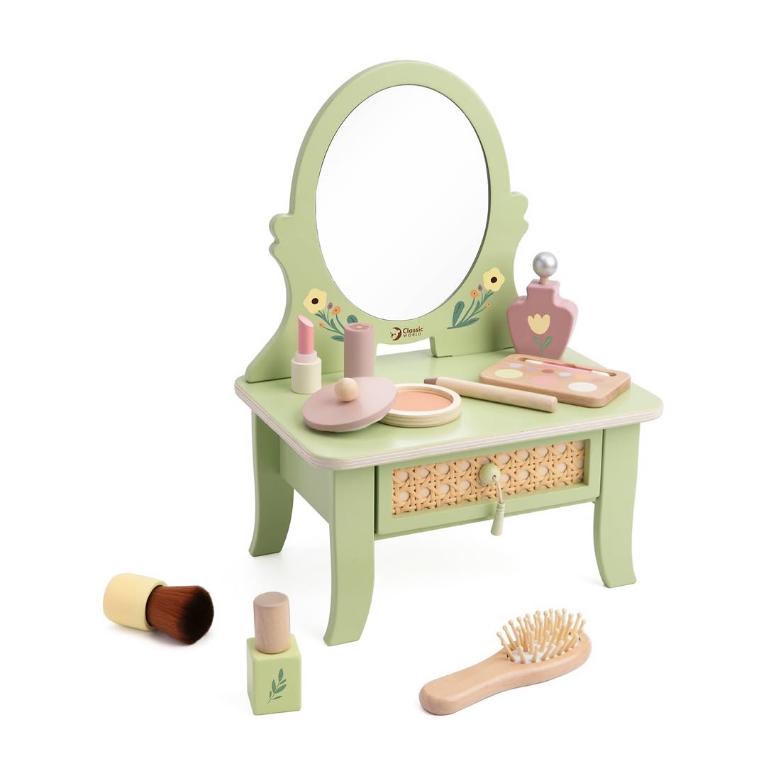 Đồ Chơi Bàn Trang Điểm Cổ Điển Bằng Gỗ Cho Bé Classic World - Vintage Dresser