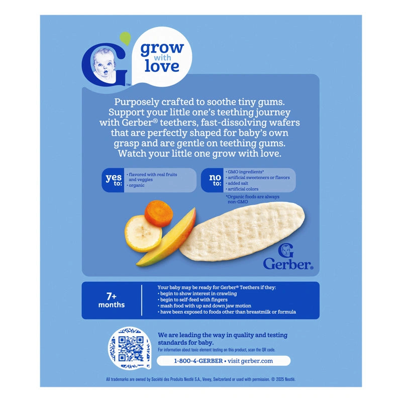 Gerber Organic Mango Banana Carrot Rice Crackers