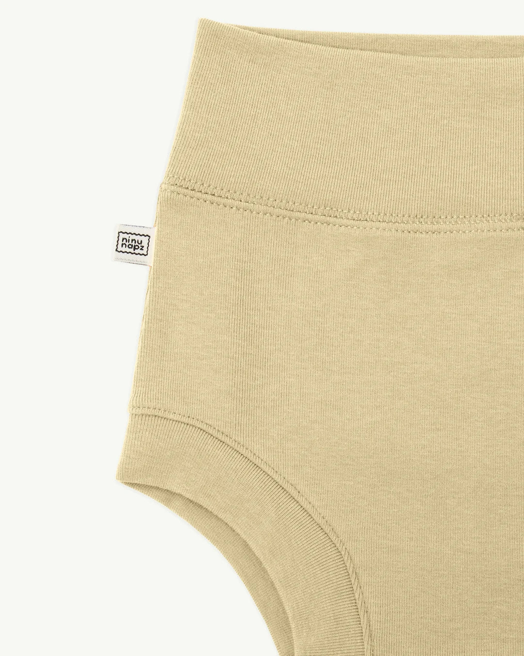 Quần Bloomers Vải Tăm Rib Bloomers Cho Bé Từ 6-9M Màu Be | NINUNAPZ