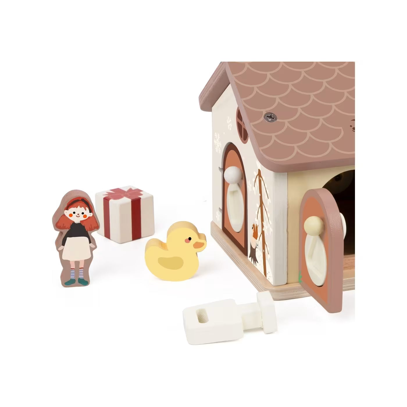 Classic World Wooden House With Locks 