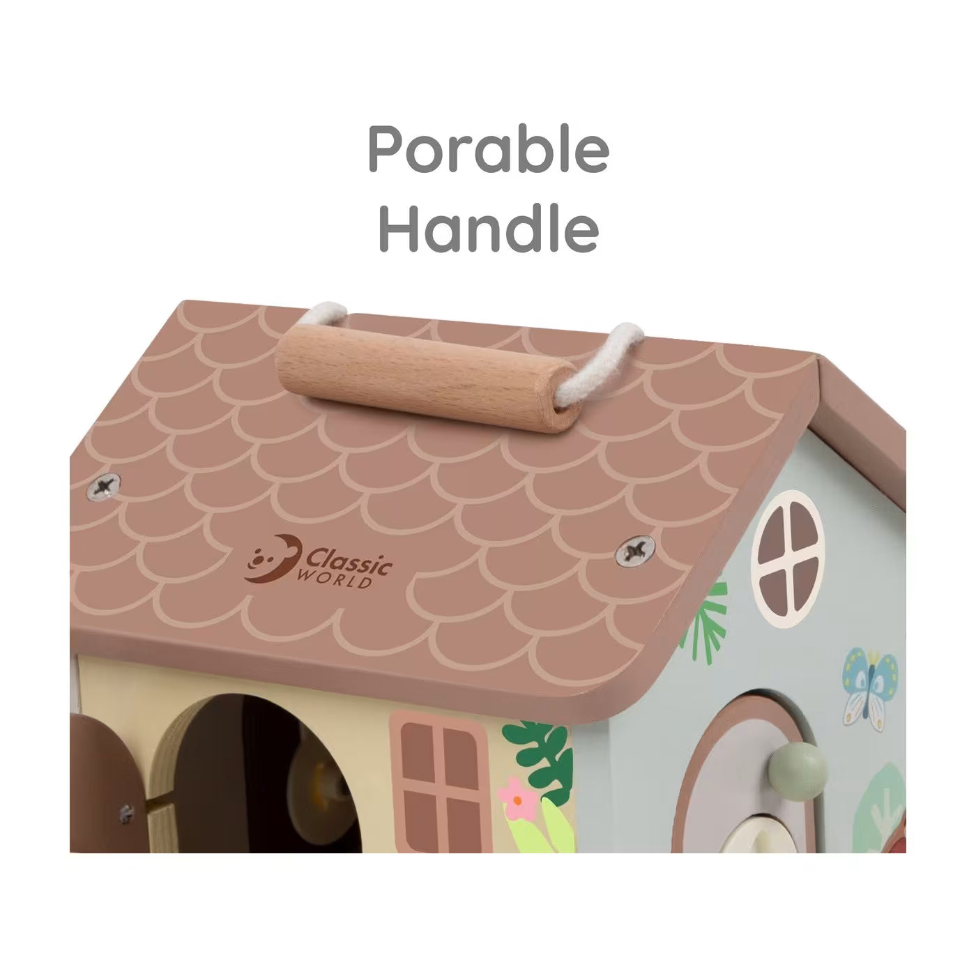 Classic World Wooden House With Locks 
