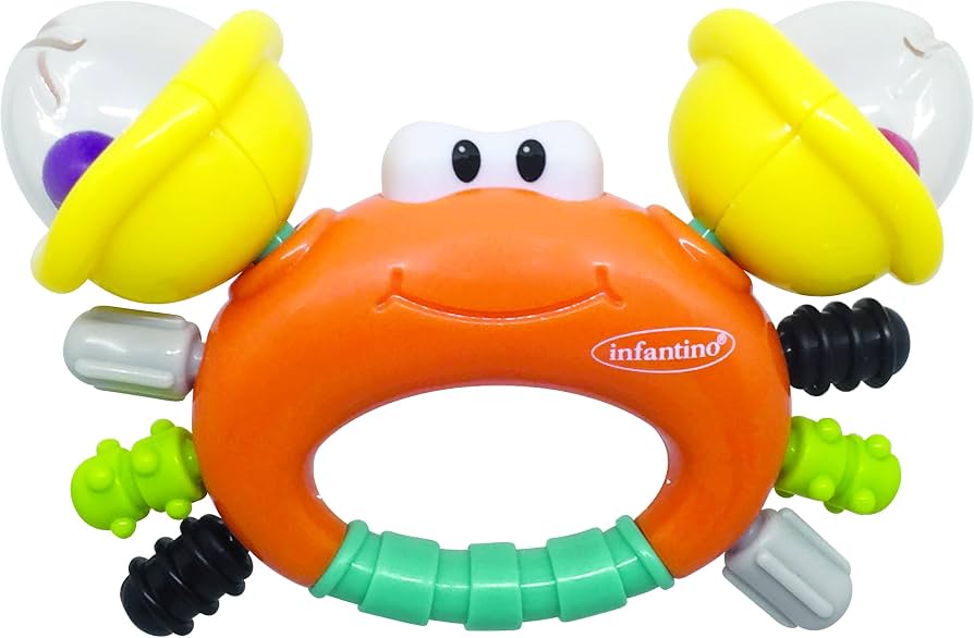 Xúc Xắc Ngậm Nướu Hình Cua Biển Sand Crab | Infantino