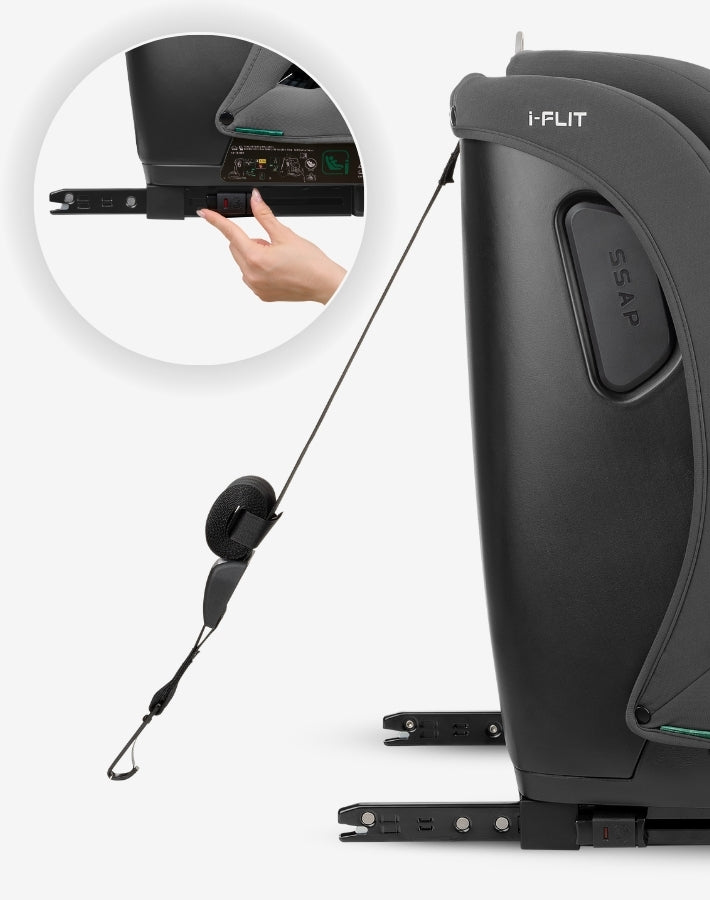 Ghế Ô Tô Cho Bé KikkaBoo I-Flit I-Size (76 - 150 cm)