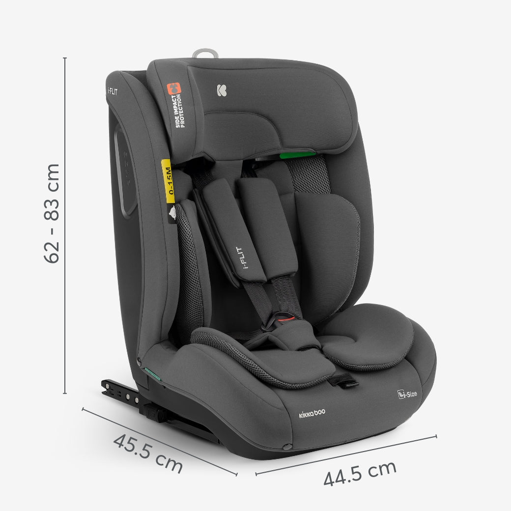 Ghế Ô Tô Cho Bé KikkaBoo I-Flit I-Size (76 - 150 cm)